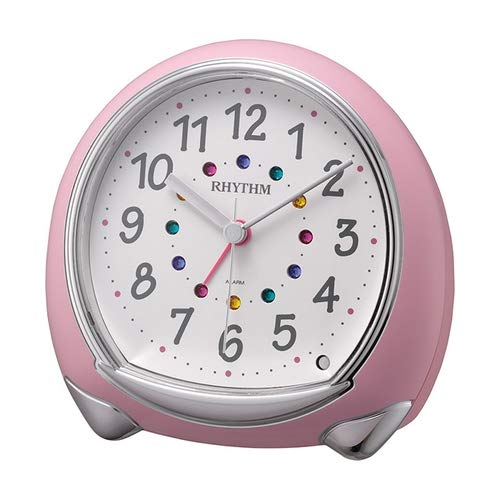 Amazon.co.jp: リズム時計工業 RHYTHM クオーツ目覚まし時計 アビスコ